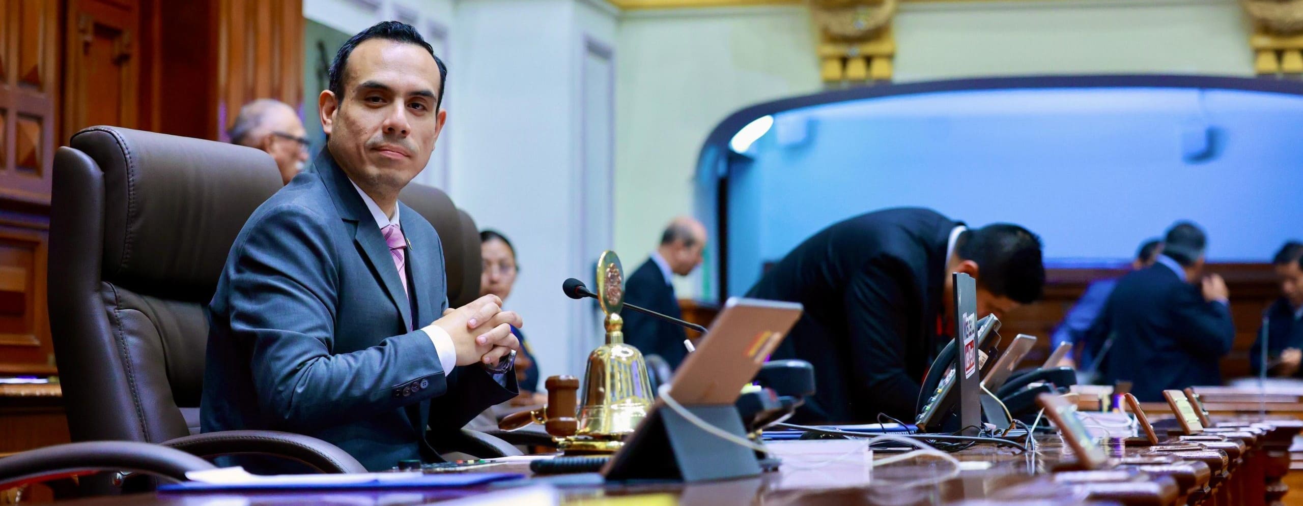 El nuevo presidente peruano, José Jerí. Fuente: Congreso de Perú, 2025